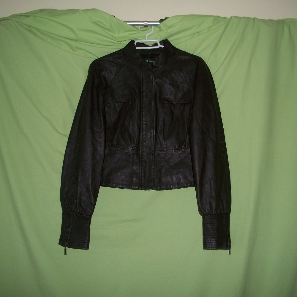 Bebe Brown Leather Jacket